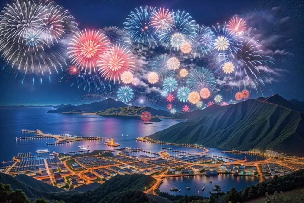 2023年日本平まつり：花火と音楽が奏でる壮大な夜のシンフォニー
